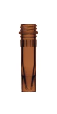 1.5 ml Screw Cap Tube, Ribbed, Skirted, Amber