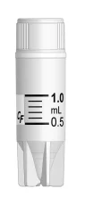 1.0 ml Cryovial with Internal Thread, Silicone Seal Cap