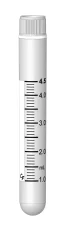 4.5 ml Cryovial with Internal Thread, Silicone Seal Cap, Conical (Sterile)