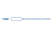 1.0 ml Graduated Pasteur Pipette, sterile