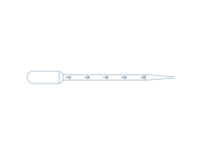 5.0 ml Graduated Pasteur Pipette
