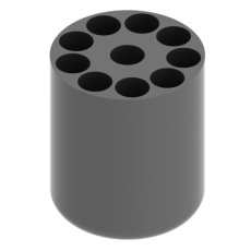 4 Adapters for 40 tubes of 5 ml. or 10 ml  