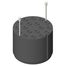 4 Adapters for 72 microtubes of 0,2-0,4 ml  