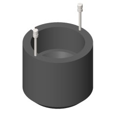 RE 609, 4 Adapters for 4 conical tubes of 250ml 4 Adapters for 4 conical tubes of 250ml