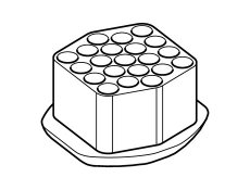 Adapter 9 ml, for rotor S-4 x Universal, centrifuga 5910Ri