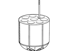 Adapter  9 ml, for rotor S-4 x 400, centrifuge 5910Ri