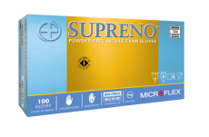 Supreno Nitrile Gloves,  Powder Free, Size M, Blue