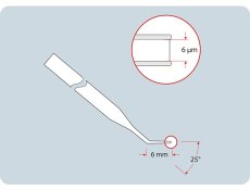 Piezo Drill Tip ICSI, for mouse ICSI, angle 25 °