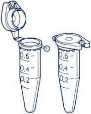 0.5 ml SuperLock Microcentrifuge Tube, Natural