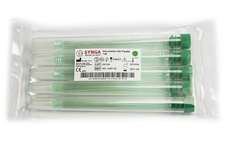Synga denudation pipettes, compact packaging