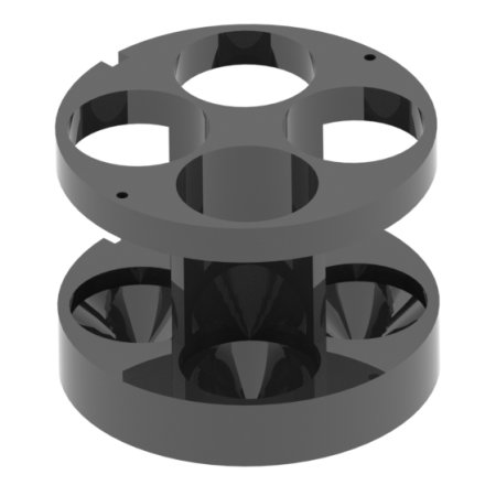 4 Adapters for 16 tubes of 50 ml, for centrifuge OrtoAlresa