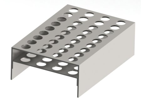 RE 460, 4 Adapters for 144 microtubes of 1,5-2 ml on microplates buckets