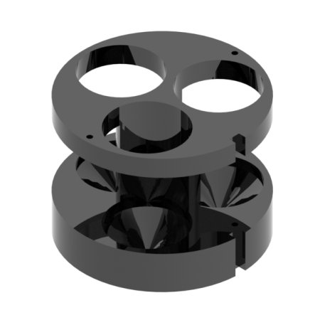 RE 500, 4 Adapters for 12 tubes of 85 ml