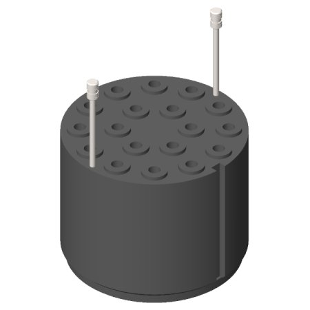 RE 524, 4 Adapters for 72 microtubes of 0,2-0,4 ml