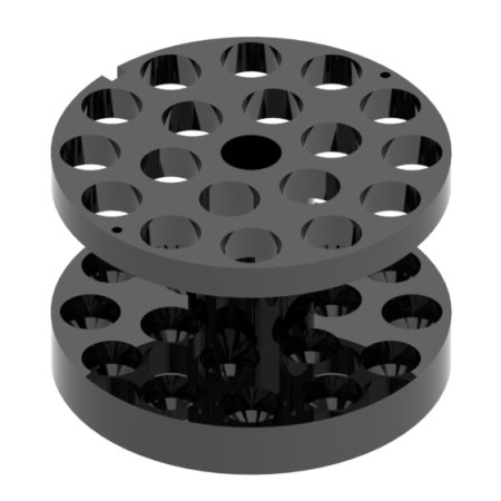 RE 548, 4 Adapters for 76 conical tubes of 15ml RE 548, 4 Adapters for 76 conical tubes of 15ml