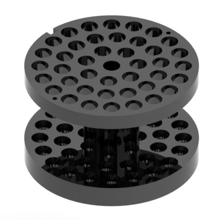 RE 553, 4 Adapters for 168 tubes of 10x100 mm Hemolysis