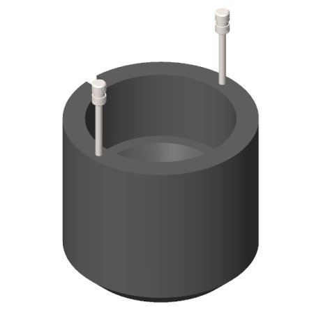 RE 609, 4 Adapters for 4 conical tubes of 250ml RE 609, 4 Adapters for 4 conical tubes of 250ml