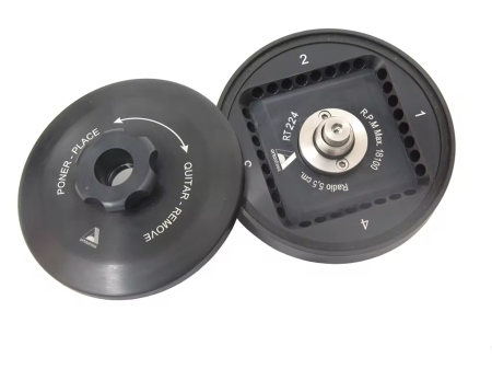 Angle rotor of 45º for 4 strips of 8 microtubes Angle rotor of 45º for 4 strips of 8 microtubes