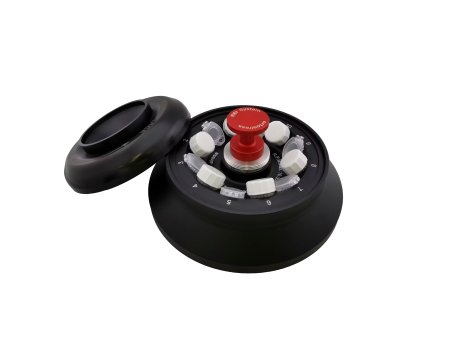 Angle 45º rotor for 12 conical microtubes of 5 ml with REI System