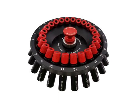 Angle fixed rotor 35º for 24 tubes of 5 ml. with REI System