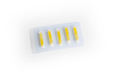 VI bulbs for Synga pipettes, yellow