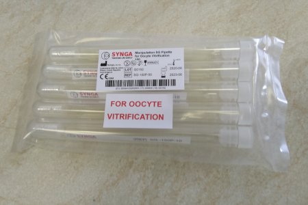Synga vitrification pipettes, compact packaging