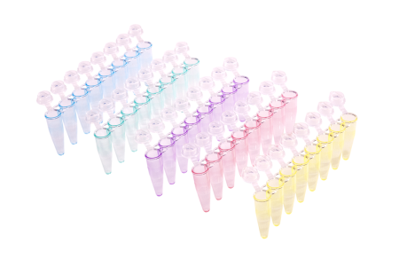 8-Strip PCR Tubes with Individual Attached Caps, 0.2 ml (mixed) 8-Strip PCR Tubes with Individual Attached Caps, 0.2 ml (mixed)