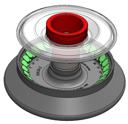 Angular Rotor 30 x 1,5/2 ml 45° with Lid