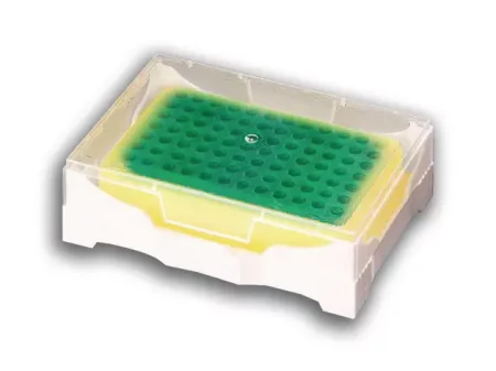 Chill PCR rack yellow/green