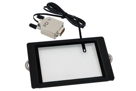 Heated, rectangular glass insert plate for NIKON Heated, rectangular glass insert plate for NIKON
