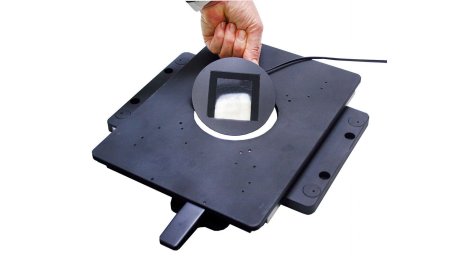 Heating system for the original stage of an inverted microscope Heating system for the original stage of an inverted microscope