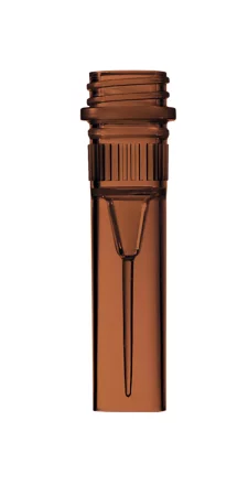 0.5 ml Screw Cap Tube, Ribbed, Skirted, amber